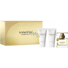 Versace Vanitas parfémovaná voda pro ženy 50 ml + sprchový gel 50 ml + tělové mléko 50 ml, dárková sada