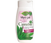 Bione Cosmetics Cannabis mycí gel pro intimní hygienu pro všechny typy pokožky 260 ml