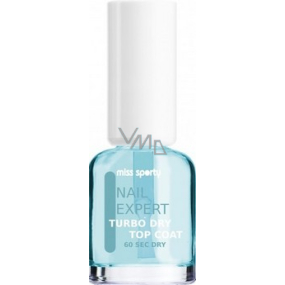 Miss Sporty Nail Expert Turbo Dry Top Coat lak na nehty vysoušeč 8 ml