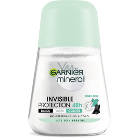 Garnier Mineral Invisible Fresh Aloe 48h kuličkový antiperspirant deodorant roll-on pro ženy 50 ml