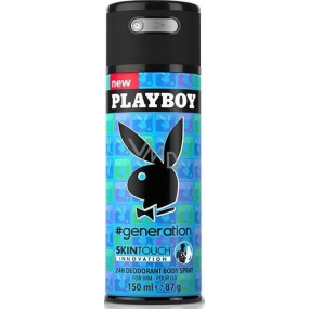 Playboy Generation for Him SkinTouch deodorant sprej pro muže 150 ml