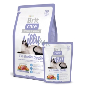 Brit Care Jehněčí + losos pro dospělé kočky s alergiemi a citlivým zažíváním 7 kg, Hypoalergenní kompletní krmivo