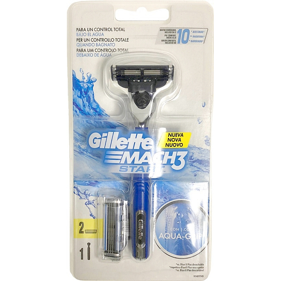 Gillette Mach3 Start holicí strojek + náhradní hlavice 1 kus pro muže