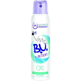B.U. In Action Zero 0% Invisible 48h deodorant sprej pro ženy 150 ml