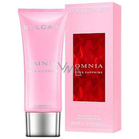 Bvlgari Omnia Pink Sapphire sprchový gel pro ženy 100 ml