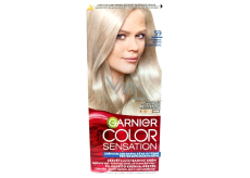 Garnier Color Sensation The Vivids intenzivní permanentní barvící krém na vlasy S9 Stříbrná blond