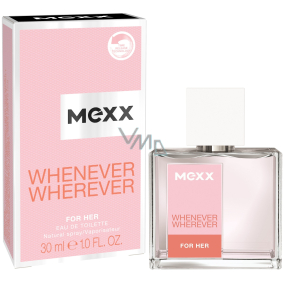 Mexx Whenever Wherever for Her toaletní voda pro ženy 30 ml