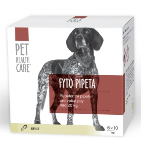 Pet Health Care Fytopipeta Repelentní pipeta pes od 20 kg 6 x 10 ml