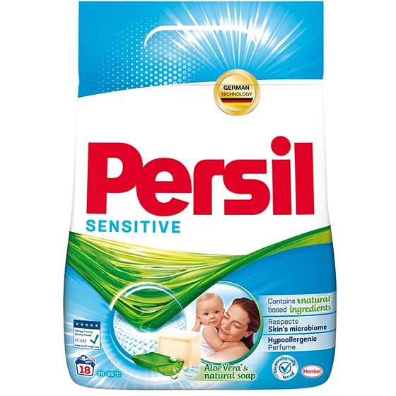 Persil Sensitive prací prášek pro citlivou pokožku 18 dávek 1,17 kg