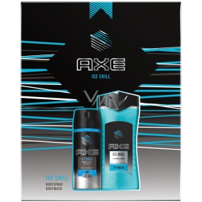 Axe Ice Chill sprchový gel pro muže 250 ml + deodorant sprej 150 ml, kosmetická sada