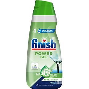 Finish Power Gel 0 % gel do myčky nádobí, 900 ml