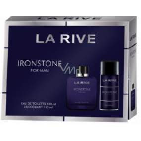 La Rive Ironstone toaletní voda pro muže 100 ml + deodorant sprej 150 ml, dárková sada