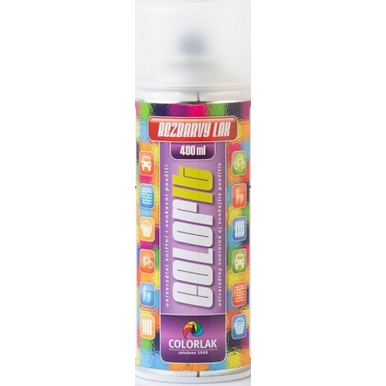 Colorlak Color It bezbarvý lak matný sprej 400 ml