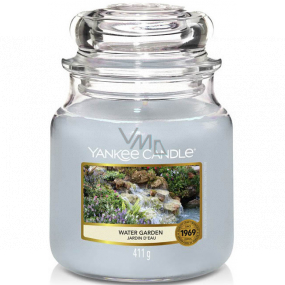 Yankee Candle Water Garden - Vodní zahrada vonná svíčka Classic střední sklo 411 g