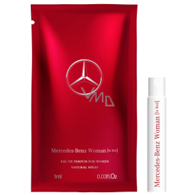 Mercedes-Benz Woman In Red parfémovaná voda 1 ml s rozprašovačem, vialka