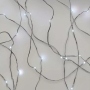 Emos Vánoční nano řetěz stříbrný 1,9 m, 20 LED, studená bílá + časovač