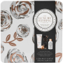 Grace Cole Růže & Geránium tělový krém 50 ml + krém na ruce 50 ml + pěna do koupele 50 ml + šumivá koule 25 g + plechová dóza, kosmetická sada pro ženy