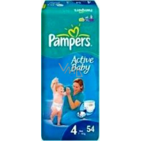 Pampers Active Baby 4 Maxi 7-18 kg plenkové kalhotky 54 kusů