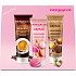 Dermacol Aroma Moment Coffee Shot - Kávový shot sprchový gel 250 ml + Almond Macaroon - Mandlová makronka sprchový gel 250 ml + Macadamia Truffle - Makadamiový lanýž sprchový gel 250 ml, kosmetická sada pro ženy