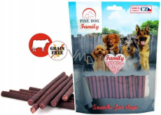 Fine Dog Family hovězí tyčka, přírodní masová pochoutka pro psy 200 g