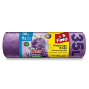 Fino Zeus Flex Lavender Sáčky do odpadkového koše zatahovací, 32 µ, 35 litrů 53 x 59 cm, 12 kusů