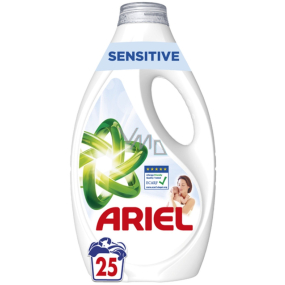 Ariel Sensitive tekutý prací gel pro citlivou pokožku 25 dávek 1,125 l