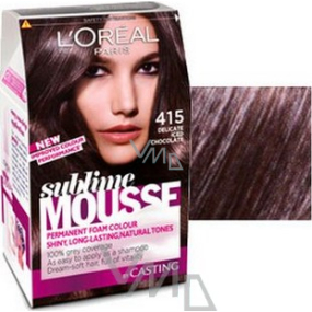 Loreal Paris Sublime Mousse barva na vlasy 415 jemný ledový kaštan