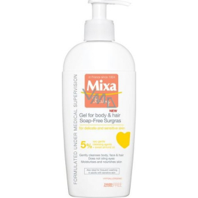 Mixa Baby Gel for Body & Hair extra vyživující mycí gel na tělo a vlásky 250 ml