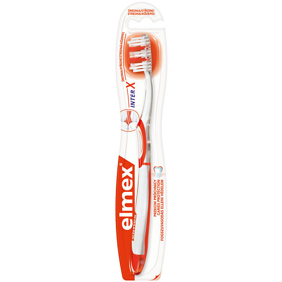 Elmex Caries Protection InterX Medium střední zubní kartáček 1 kus