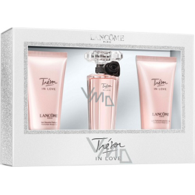 Lancome Trésor In Love parfémovaná voda pro ženy 30 ml + sprchový gel 50 ml + tělové mléko 50 ml, dárková sada