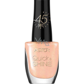 Astor Quick & Shine Nail Polish lak na nehty 101 Delicate Morning 8 ml