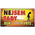 Nekupto Dárky s humorem Cedulka plechová Nejsem tady 23 x 12 cm