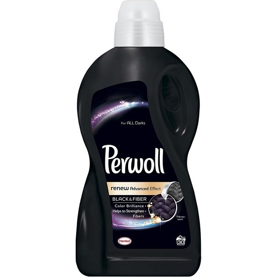 Perwoll Black & Fiber prací gel navrací intenzivní černou barvu, chrání před ztrátou tvaru 30 dávek 1,8 l
