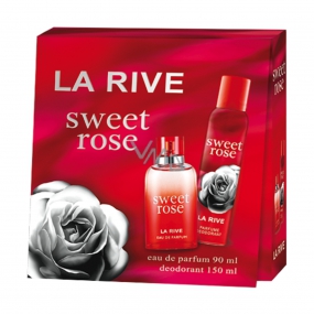 La Rive Sweet Rose parfémovaná voda pro ženy 90 ml + deodorant sprej 150 ml, dárková sada
