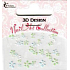 Absolute Cosmetics Nail Art 3D nálepky na nehty 10100-3 1 aršík
