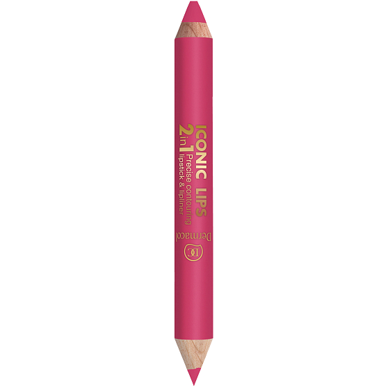Dermacol Iconic Lips 2v1 rtěnka a konturovací tužka č.03 10 g