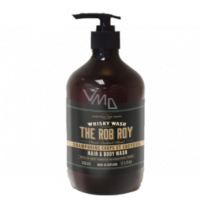 Scottish Fine Soaps The Rob Roy Whisky mycí gel na ruce a tělo pro muže dávkovač 500 ml