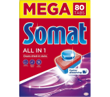 Somat All In 1 8 Actions tablety do myčky se silou kyseliny citrónové pro čisté a zářivé nádobí 80 kusů
