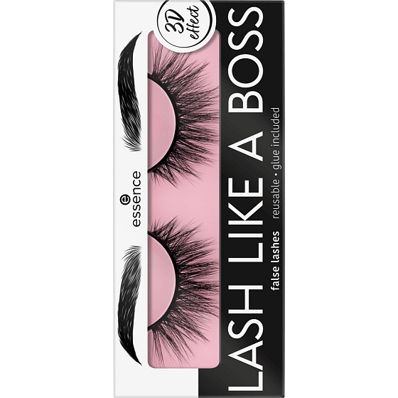 Essence Lash Like a Boss False Lashes umělé řasy 01 Omg 1 pár