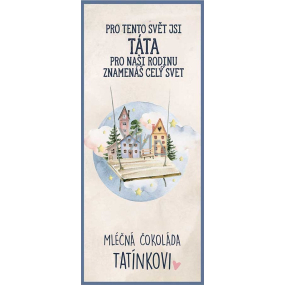 Bohemia Gifts Mléčná čokoláda Tatínkovi 100 g