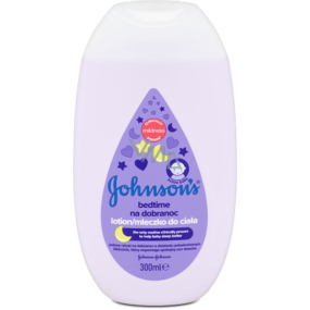 Johnson & Johnson Baby Bedtime tělové mléko na dobrou noc pro děti 300 ml