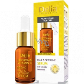 Delia Cosmetics 100% sérum na obličej a dekolt s liposomálním vitaminem C 10 ml