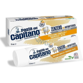 Pasta Del Capitano Zenzero con Antibatterico zubní pasta s Bio zázvorem 75 ml