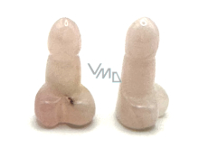Růženin Penis pro štěstí, přírodní kámen na postavení cca 3 cm, kámen lásky