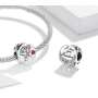Charm Sterlingové stříbro 925 Babička Láska, korálek na náramek, rodina
