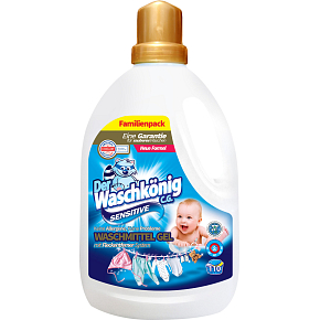 Waschkönig prací gel Sensitive 110 praní, 3,305 l Waschkönig prací gel Sensitive 110 praní, 3,305 l