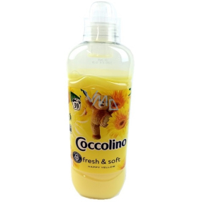 Coccolino Fresh & Soft Happy Yellow koncentrovaná aviváž 39 dávek 975 ml