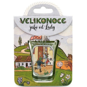 Nekupto Panák skleněný Lada Velikonoce - pomlázka 40 ml