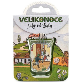 Nekupto Panák skleněný Lada Velikonoce - pomlázka 40 ml