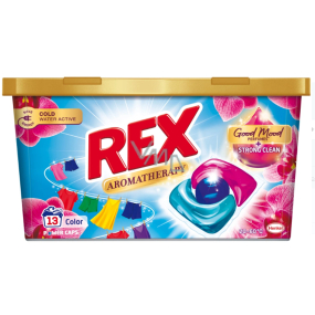 Rex Aromatherapy Orchid Color prací kapsle na barevné i tmavé prádlo 13 dávek 156 g